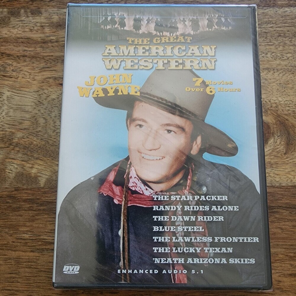 The Great American Western Vol 3 DVD John Wayne 7 Movies G Platinum New Sealed